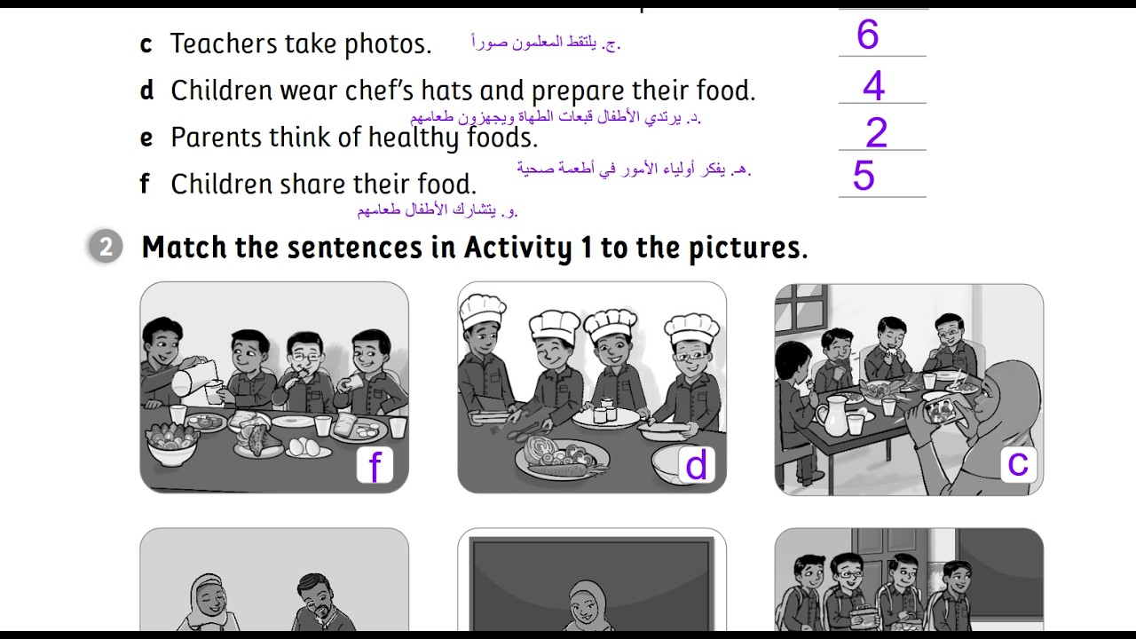 الصف الخامس انجليزي كتاب التمارين صفحه 18 المنهاج الجديد الفصل الثاني Jordan Team together