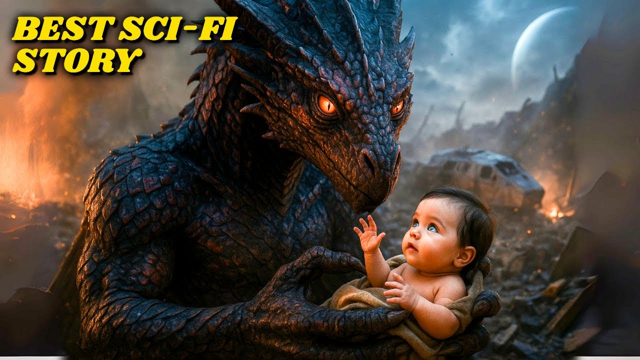 A Human Baby Was Found in a Galactic War Ruin — But an Alien Dragon Took Her Home | HFY Sci-fi Story