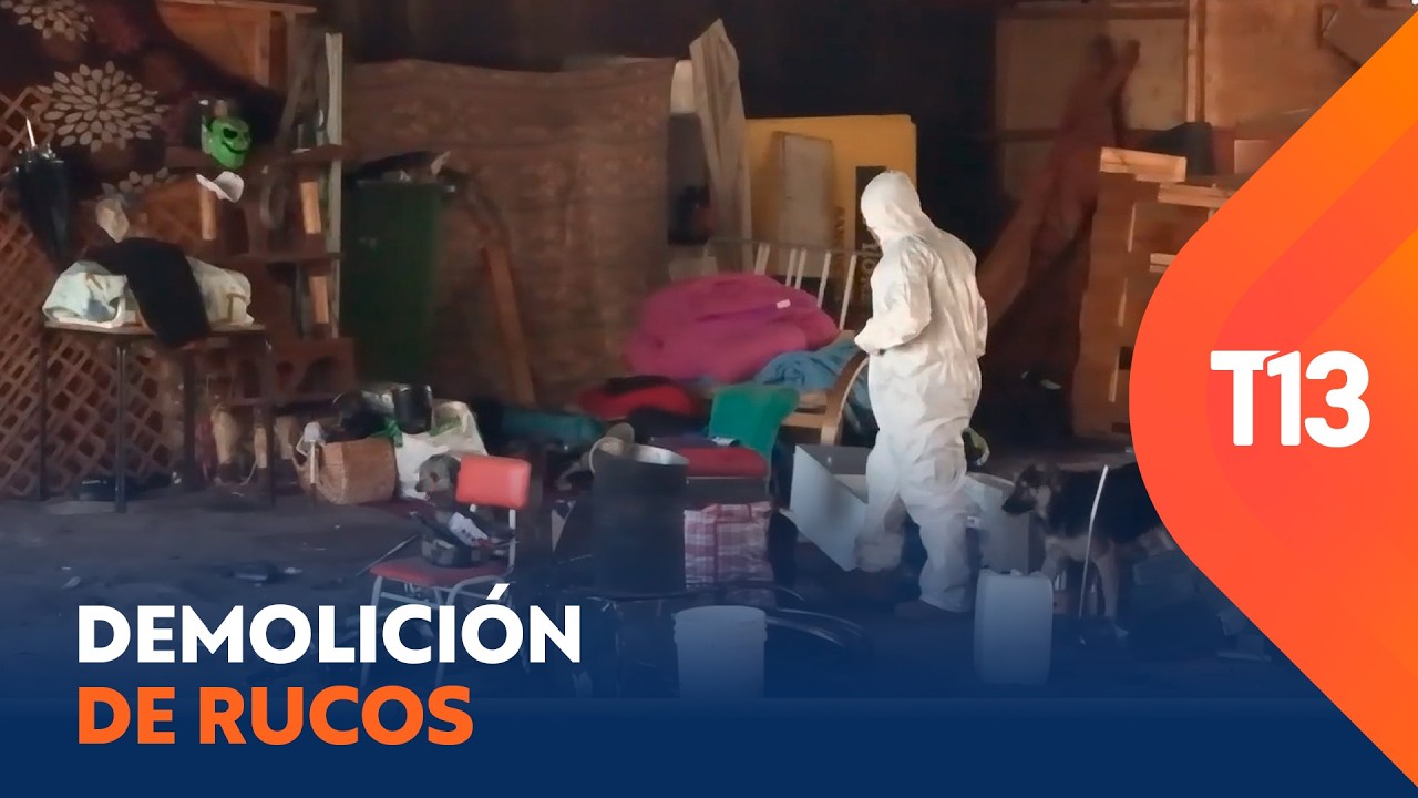 Encuentran armas y objetos robados tras demolición de rucos