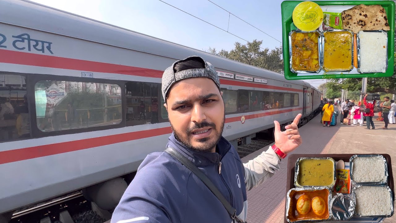 AlleppeyDhanbad Express Train Journey *IRCTC Food Price List* YouTube