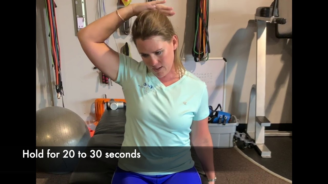 Stretches for Tight Neck Muscles YouTube