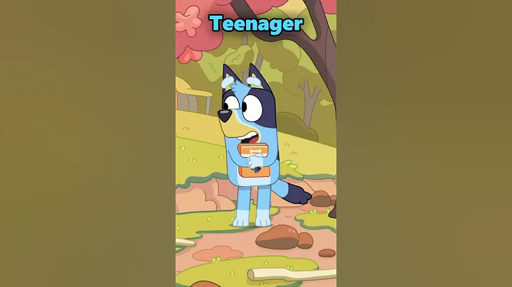 Bluey Throughout the Years! #bluey #shorts