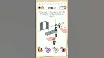 Brain Test 2 Level 10 || Smith and Joe part 2, they must find a way to get into the factory without