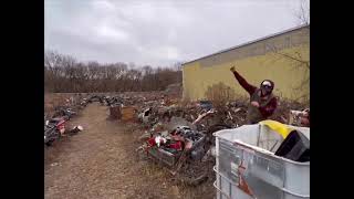 AMAZING % MOTORCYCLE % JUNKYARD % TREASURE HUNT!