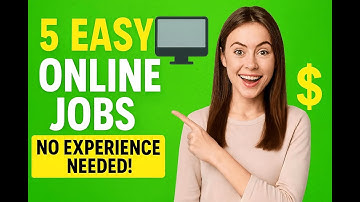 “5 Easy Online Jobs to Make $1000/Month Online (No Experience Needed!) 💸”