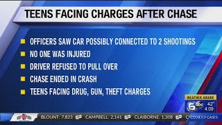 Teens facing charges after chase with Knoxville Police