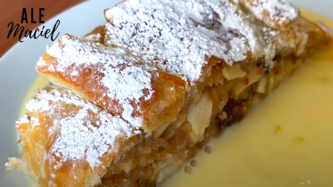 STRUDEL DE MANZANA - Receta Original de Austria Con Mi Amiga Eva - APFELSTRUDEL