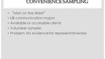 Dr. Arun Vishwanath - New York talks about 13 Nonprobability Sampling Designs