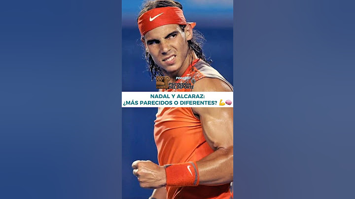 Nadal y Alcaraz: Más parecidos o diferentes? 🧠🎙️🎥 #shorts