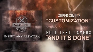 #004 Epic Artwork Engine - Premium Audio Visualizer Template for Risecore Bands (After Effects)