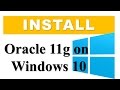 How to Install Oracle Database 11g on Windows 10 By Manish Sharma