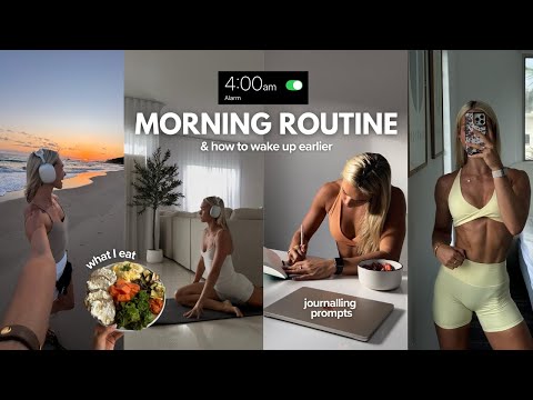 Thumbnail for my 4:00AM morning routine | how I wake up early + stay disciplined