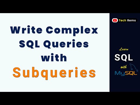 How to Write Subqueries in SQL Queries || Learn SQL with MySQL