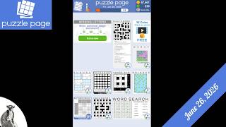 Puzzle Page Daily - June 26 2026