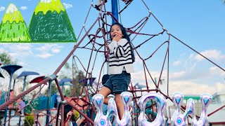 Me subí a la torre más ALTA del parque 😱😱 | Ari Pin 