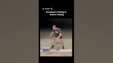 Developers Testing vs Testers Testing #developer #testing