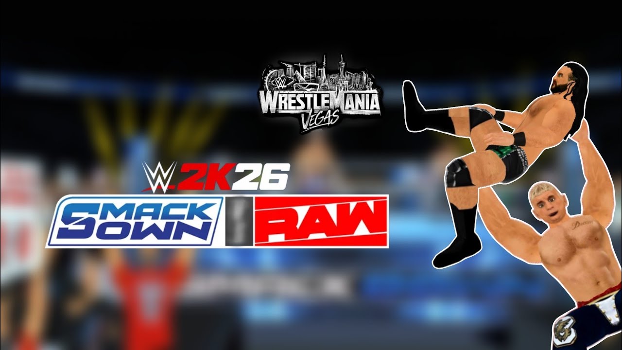 WR3D 2K26 Арены Raw и SmackDown с логотипом WrestleMania 42