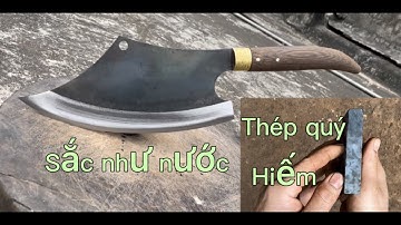 LÀM THỢ RÈN BAO NHIÊU NĂM MÀ HÔM NAY MỚI PHÁT HIỆN MỘT MẢNH THÉP LÀM DAO ĐỒ LONG SẮC  NHẤT THẾ GIỚI