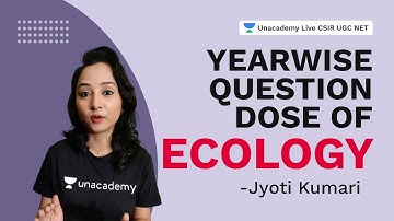 Yearwise Question Dose of Ecology | CSIR 2021| Life Science| Jyoti Kumari | Unacademy Live CSIR