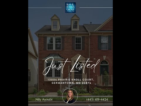 13004 Prairie Knoll Court, Germantown, MD home video tour