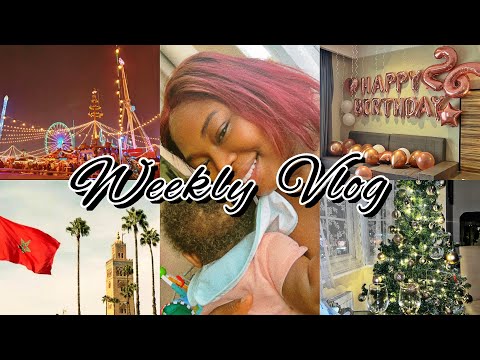 WEEKLY VLOG MOROCCO CHRISTMAS SHOPPING RETURN AFTER A LONG BREAK 