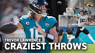 Trevor Lawrence's Best Deep Throws | Jacksonville Jaguars