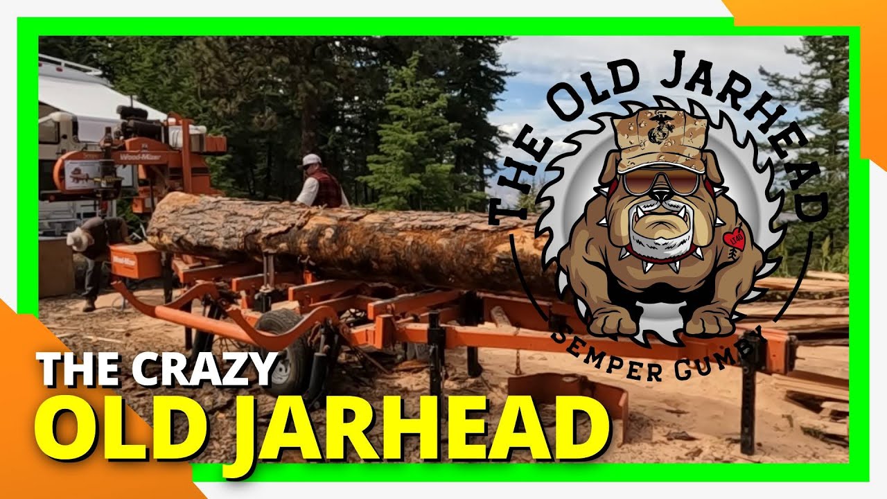 BIG PONDEROSA PINE on the Wood Mizer LT40 sawmill! YouTube