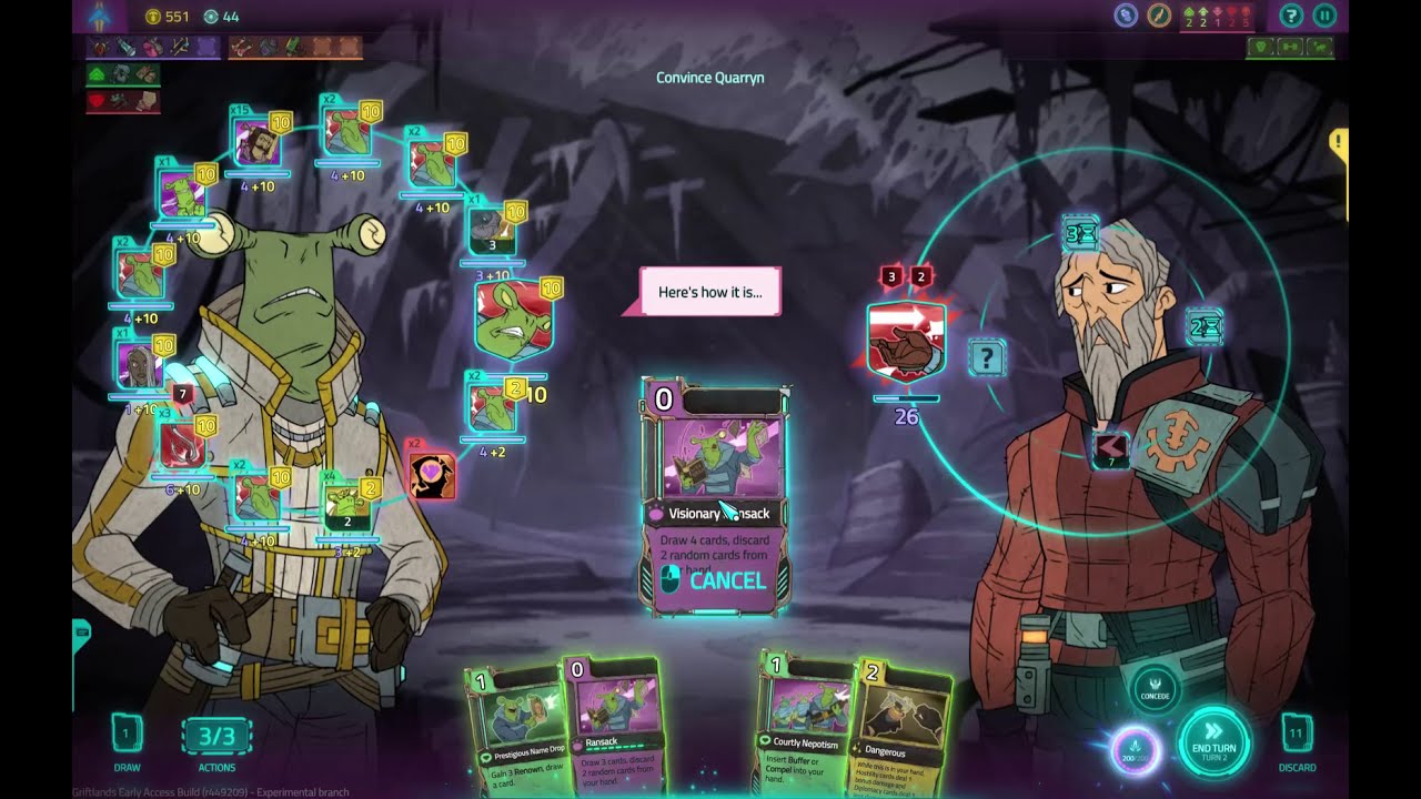 Griftlands: Flourish Spam (Smith Bar Brawl)