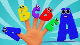 Alphabets Finger Family Songs And More | Nursery Rhymes By Kids tv