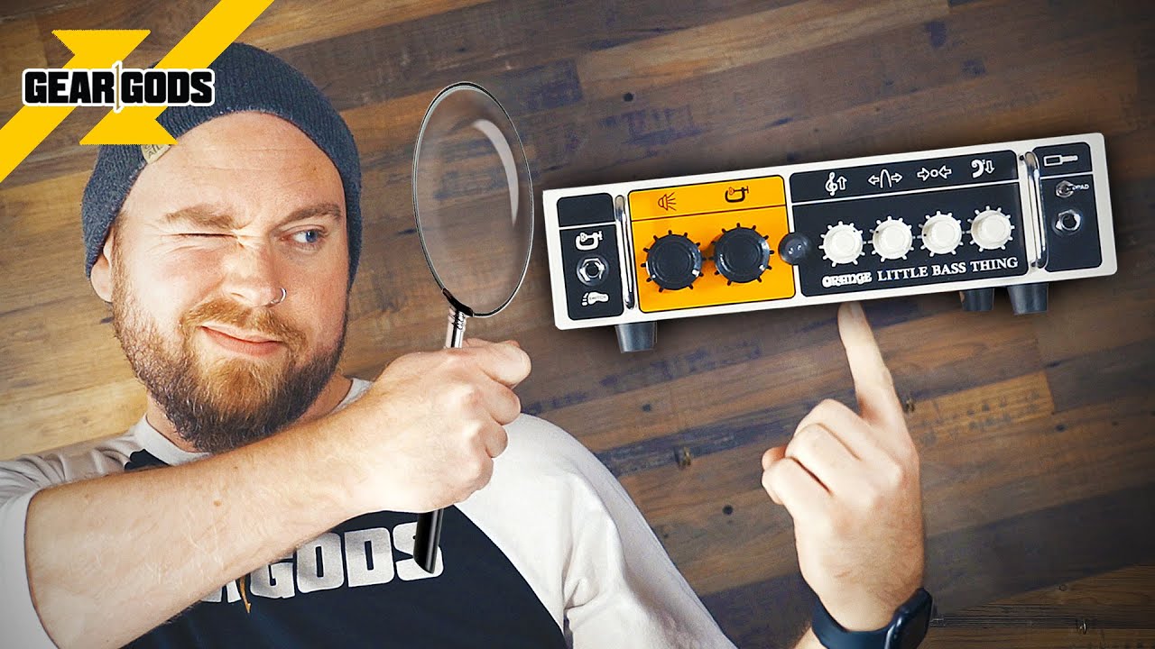 Orange Little Bass Thing 500w Bass Head | Gear4music - YouTube