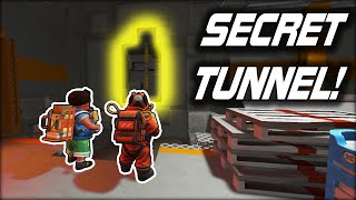 We Found a SECRET TUNNEL Hidden in the Warehouse Walls! (Scrap Mechanic Co-op Survival Ep.29)