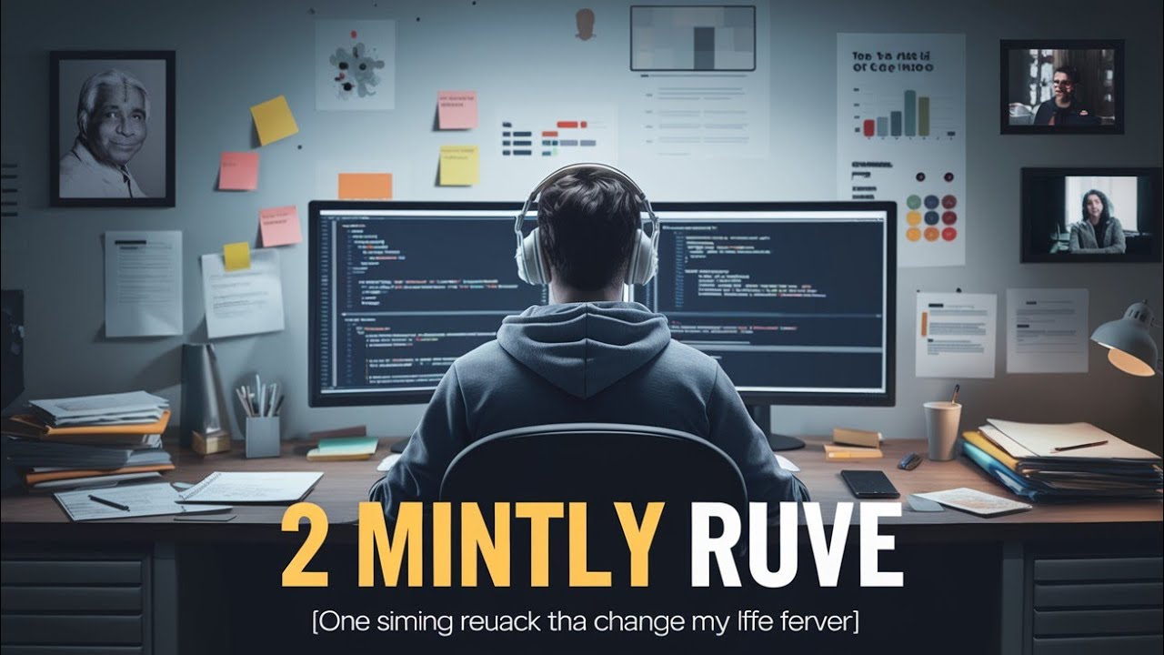 One Simple Rule That Changed My Life Forever - YouTube