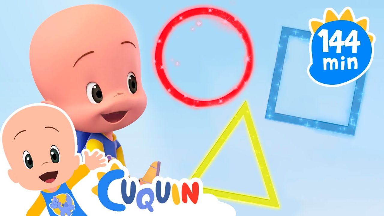 Cuquin and the magic shapes 🔵🔶❤️ and more educational videos | videos & cartoons for babies