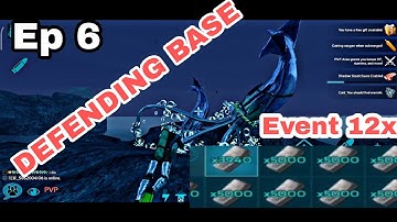 ||Ark mobile||Séries (OFFICIAL) Defending the base and farming- Defendendo a base .S3 ep 6