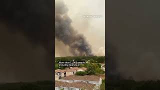 20,000 people evacuated as wildfires spread along France's Atlantic Coast