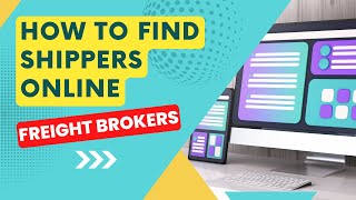 A Website for Freight Brokers to Find Shippers - The Final Mile #14