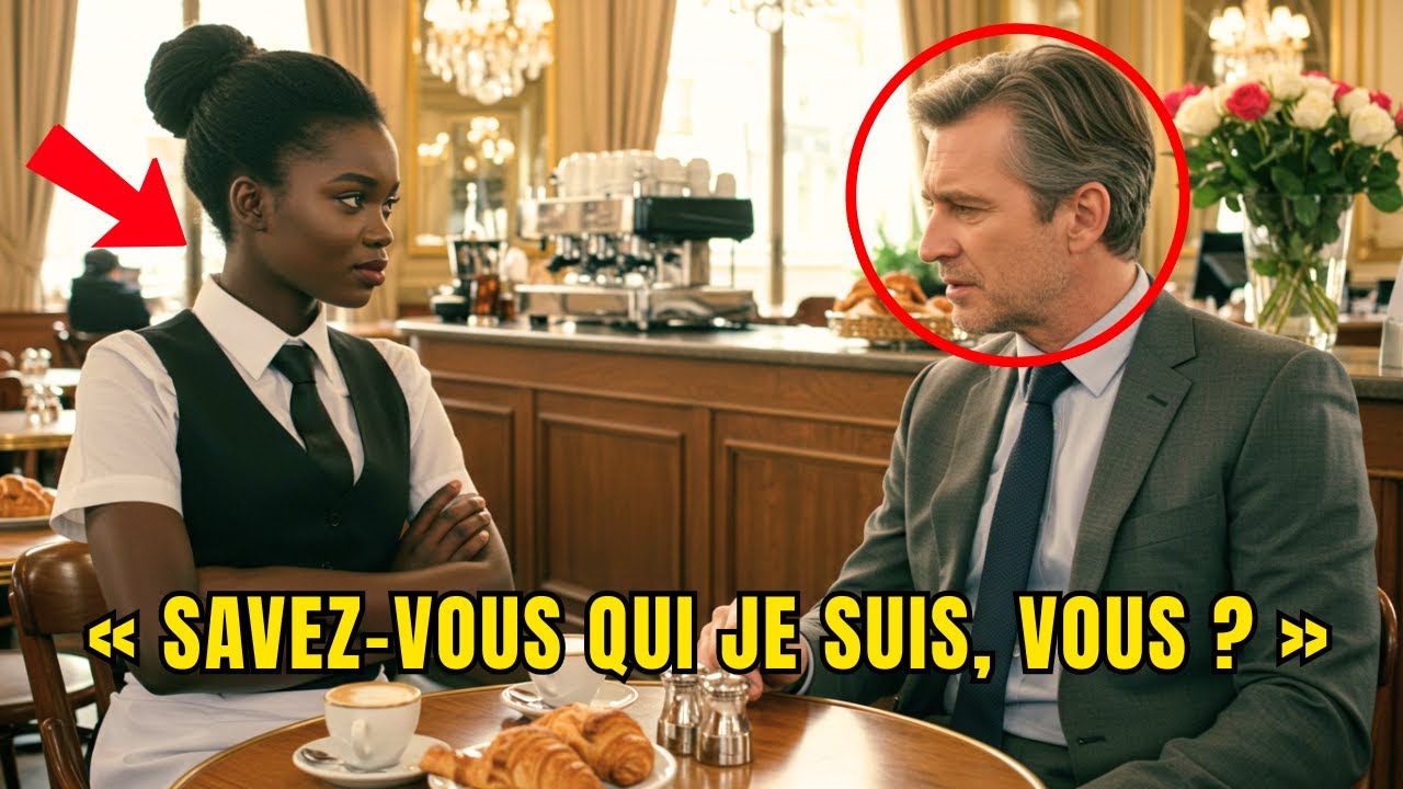 Un milliardaire humilie une serveuse noire dans un café — sa réponse laisse la salle sans voix