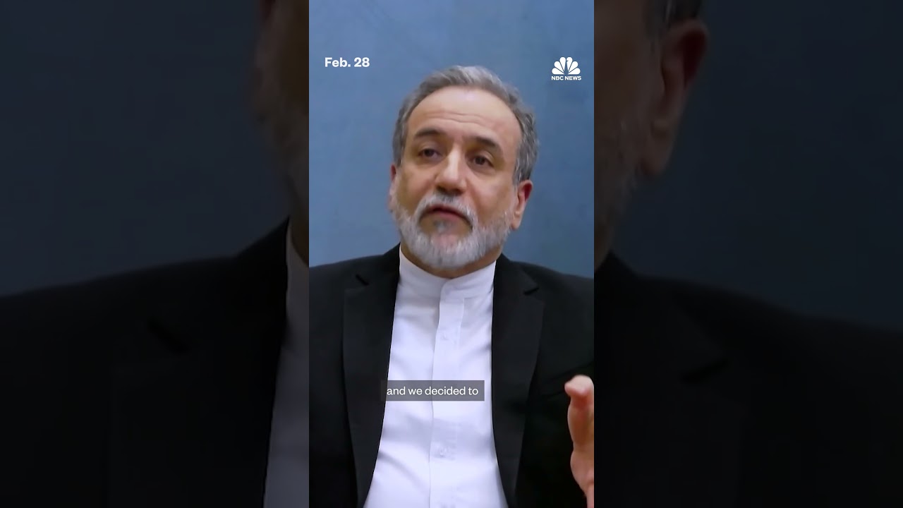 Iranian foreign minister: ‘A deal was at our reach’ before U.S.-Israeli strikes