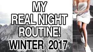 MY REAL WINTER NIGHT ROUTINE! 2017
