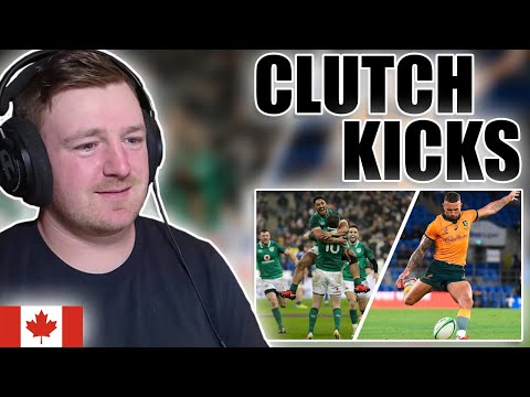 HOCKEY FAN REACTS: Clutch Last Play Winning Kicks in Rugby by Andrew Forde