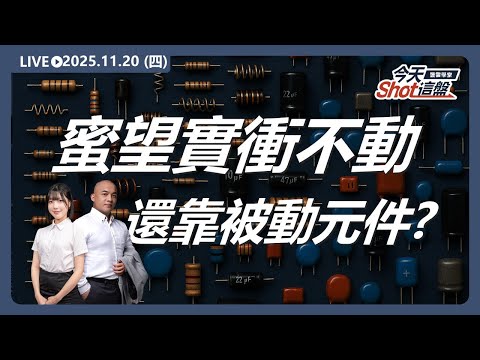 蜜望實漲停失守😱  被動元件還扛得住？台股量縮等輝達財報！
