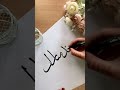 Eid Mubarak Arabic Calligraphy With Calligraphy Pen For Beginners Shorts Arabiccalligraphy Eid