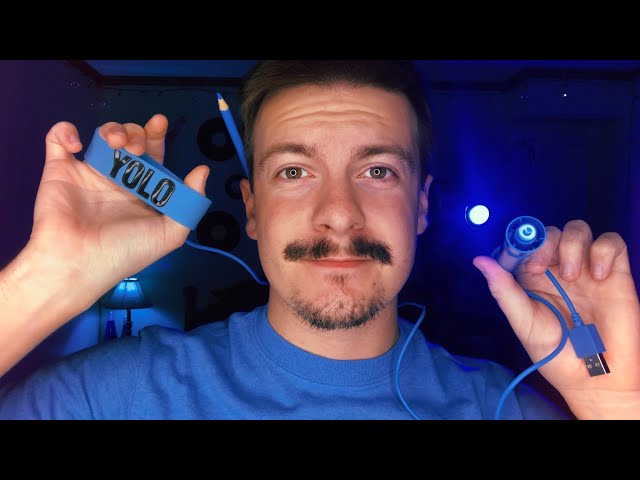 [ASMR] Light Blue ASMR Triggers | Visual ASMR Triggers