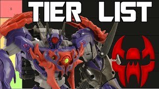 Tier Listing Transformers Prime Beast Hunters Toys