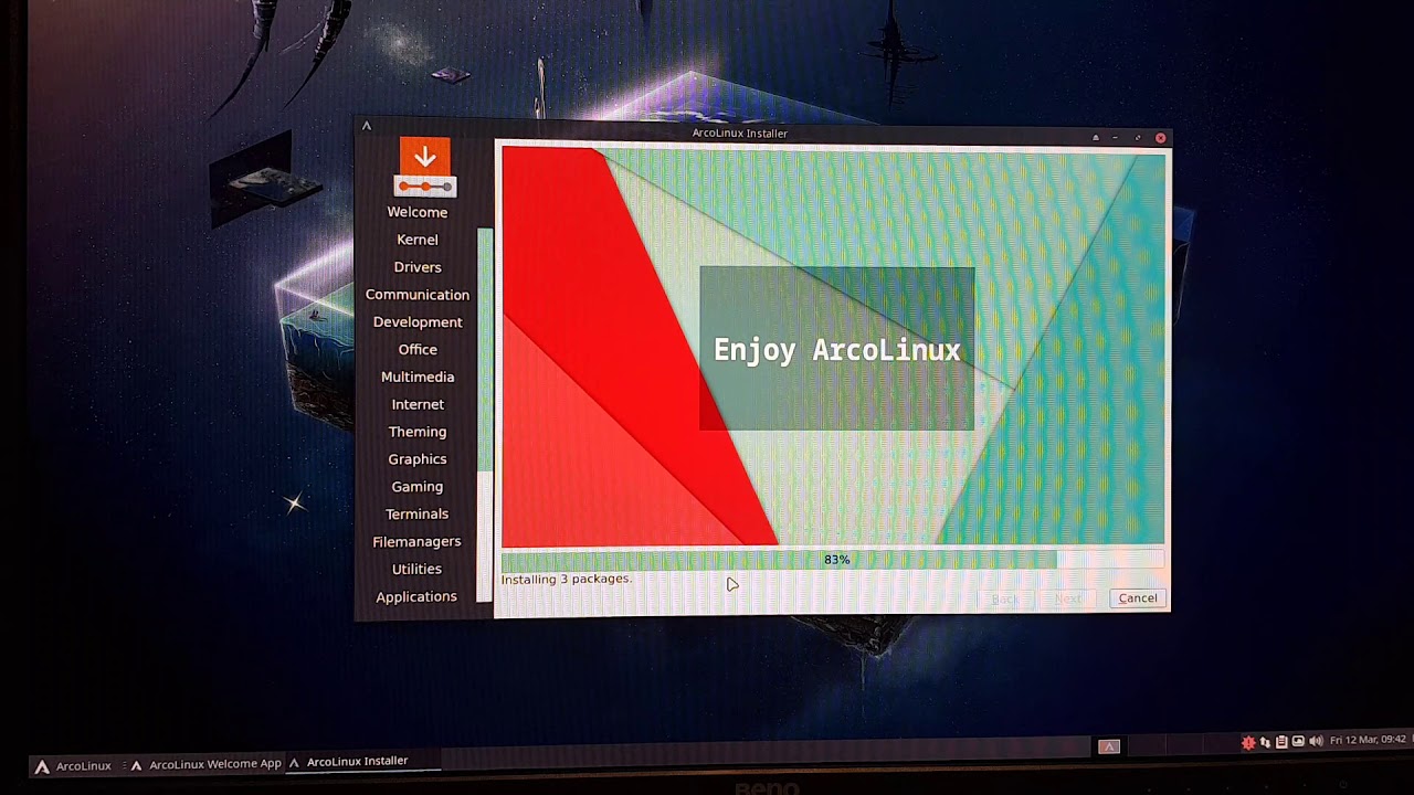 Arcolinux 1907 Blackscreen After Installation Mismatch Linux Kernel And Nvidia Update In Tty Youtube