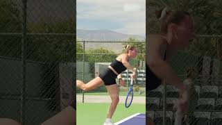 Marta Kostyuk Serve and Forehand Slow Motion....Cant Stop Watching