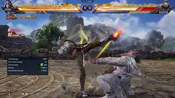 Tekken 8 S2 - Zafina 121 dmg - MNT 4,3 + wall combo, no heat, no rage