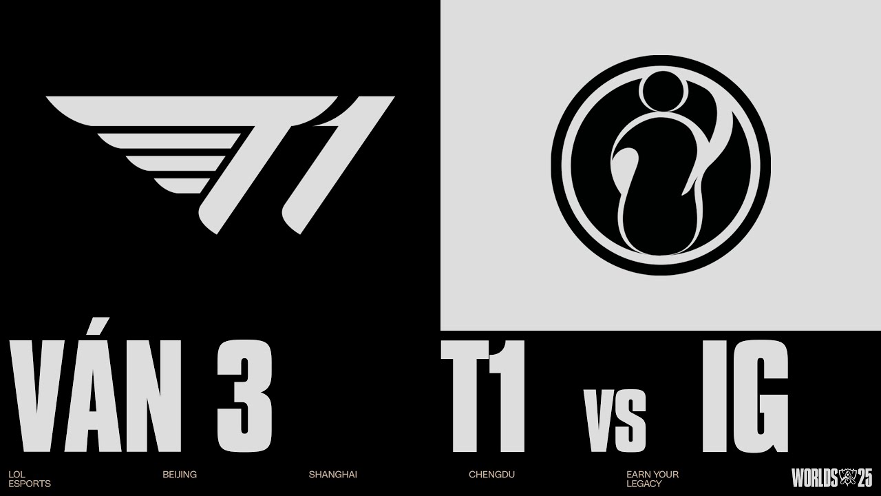 T1 vs IG | Ván 3 | CKTG 2025 - Vòng Play-ins