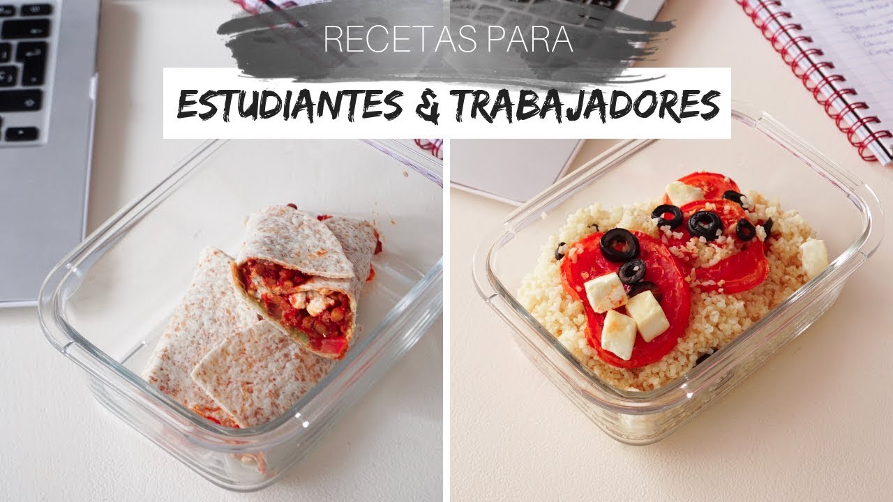 Tuppers sanos y fáciles para estudiantes y trabajadores 🌿