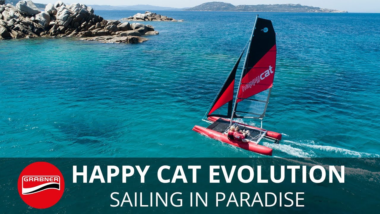 happy cat sailboat